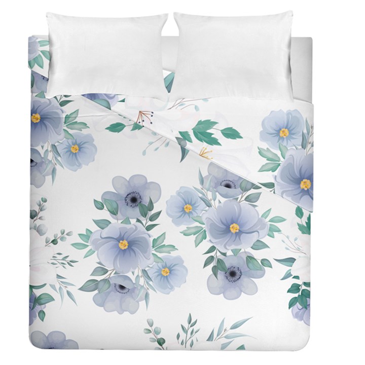 Floral pattern Duvet Cover Double Side (Queen Size)