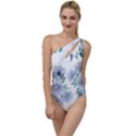 Floral pattern To One Side Swimsuit View1