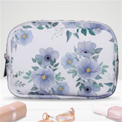 Floral Pattern Make Up Pouch (small) by Valentinaart