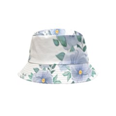 Floral Pattern Bucket Hat (kids) by Valentinaart