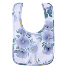 Floral Pattern Baby Bib by Valentinaart