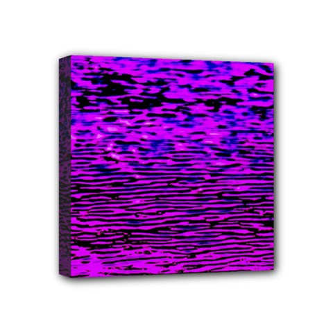 Magenta Waves Flow Series 2 Mini Canvas 4  X 4  (stretched) by DimitriosArt