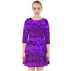 Magenta Waves Flow Series 2 Smock Dress by DimitriosArt