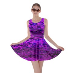 Magenta Waves Flow Series 2 Skater Dress by DimitriosArt