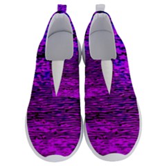 Magenta Waves Flow Series 2 No Lace Lightweight Shoes by DimitriosArt