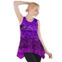 Magenta waves flow series 2 Side Drop Tank Tunic View1