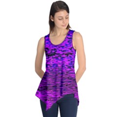 Magenta Waves Flow Series 2 Sleeveless Tunic by DimitriosArt