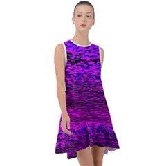 Magenta Waves Flow Series 2 Frill Swing Dress by DimitriosArt