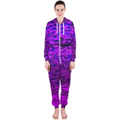 Magenta Waves Flow Series 2 Hooded Jumpsuit (ladies) by DimitriosArt