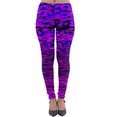 Magenta Waves Flow Series 2 Lightweight Velour Leggings by DimitriosArt