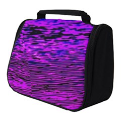 Magenta Waves Flow Series 2 Full Print Travel Pouch (small) by DimitriosArt