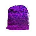 Magenta waves flow series 2 Drawstring Pouch (XL) View1