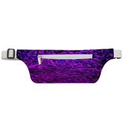 Magenta Waves Flow Series 2 Active Waist Bag by DimitriosArt