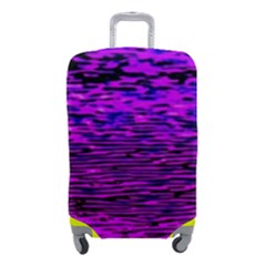 Magenta Waves Flow Series 2 Luggage Cover (small) by DimitriosArt