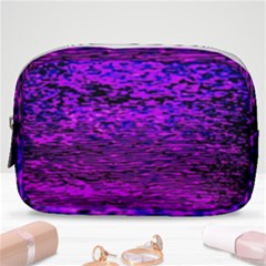 Magenta Waves Flow Series 2 Make Up Pouch (small) by DimitriosArt