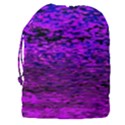 Magenta waves flow series 2 Drawstring Pouch (3XL) View2