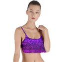 Magenta waves flow series 2 Layered Top Bikini Top  View1