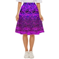 Magenta Waves Flow Series 2 Classic Short Skirt