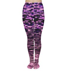 Purple  Waves Abstract Series No2 Tights by DimitriosArt