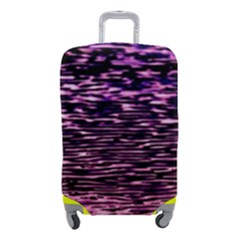 Purple  Waves Abstract Series No2 Luggage Cover (small) by DimitriosArt