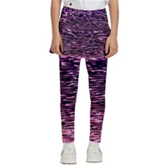 Purple  Waves Abstract Series No2 Kids  Skirted Pants by DimitriosArt