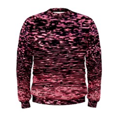 Pink  Waves Flow Series 11 Men s Sweatshirt by DimitriosArt