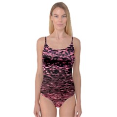 Pink  Waves Flow Series 11 Camisole Leotard  by DimitriosArt