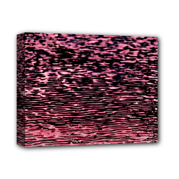 Pink  waves flow series 11 Deluxe Canvas 14  x 11  (Stretched)