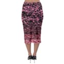 Pink  waves flow series 11 Midi Pencil Skirt View2