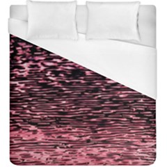 Pink  Waves Flow Series 11 Duvet Cover (king Size) by DimitriosArt