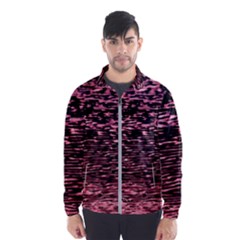 Pink  Waves Flow Series 11 Men s Windbreaker by DimitriosArt