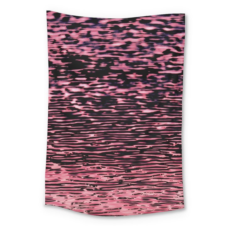 Pink  waves flow series 11 Large Tapestry