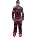 Pink  waves flow series 11 Men s Long Sleeve Satin Pajamas Set View2