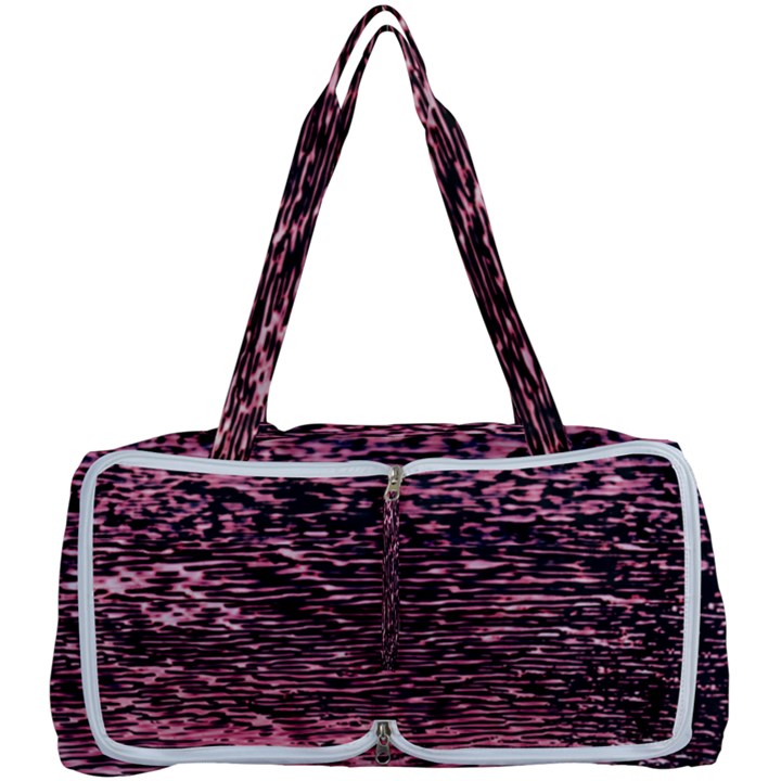 Pink  waves flow series 11 Multi Function Bag