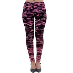 Pink  Waves Flow Series 11 Lightweight Velour Leggings