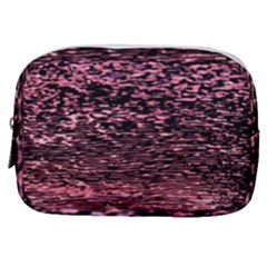 Pink  Waves Flow Series 11 Make Up Pouch (small) by DimitriosArt