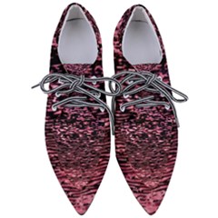 Pink  Waves Flow Series 11 Pointed Oxford Shoes by DimitriosArt