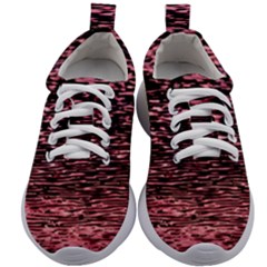 Pink  Waves Flow Series 11 Kids Athletic Shoes by DimitriosArt