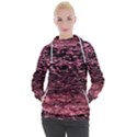 Pink  waves flow series 11 Women s Hooded Pullover View1