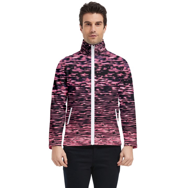 Pink  waves flow series 11 Men s Bomber Jacket