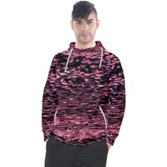 Pink  Waves Flow Series 11 Men s Pullover Hoodie by DimitriosArt