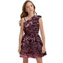 Pink  waves flow series 11 Kids  One Shoulder Party Dress View1