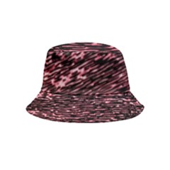 Pink  Waves Flow Series 11 Bucket Hat (kids) by DimitriosArt