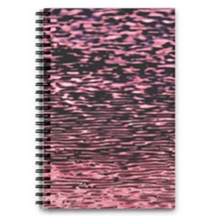 Pink  Waves Flow Series 11 5 5  X 8 5  Notebook by DimitriosArt