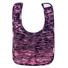 Pink  Waves Flow Series 11 Baby Bib by DimitriosArt