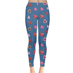 Sweet Hearts Leggings  by SychEva