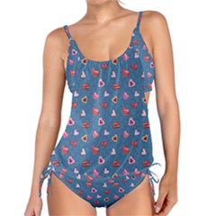 Sweet Hearts Tankini Set by SychEva