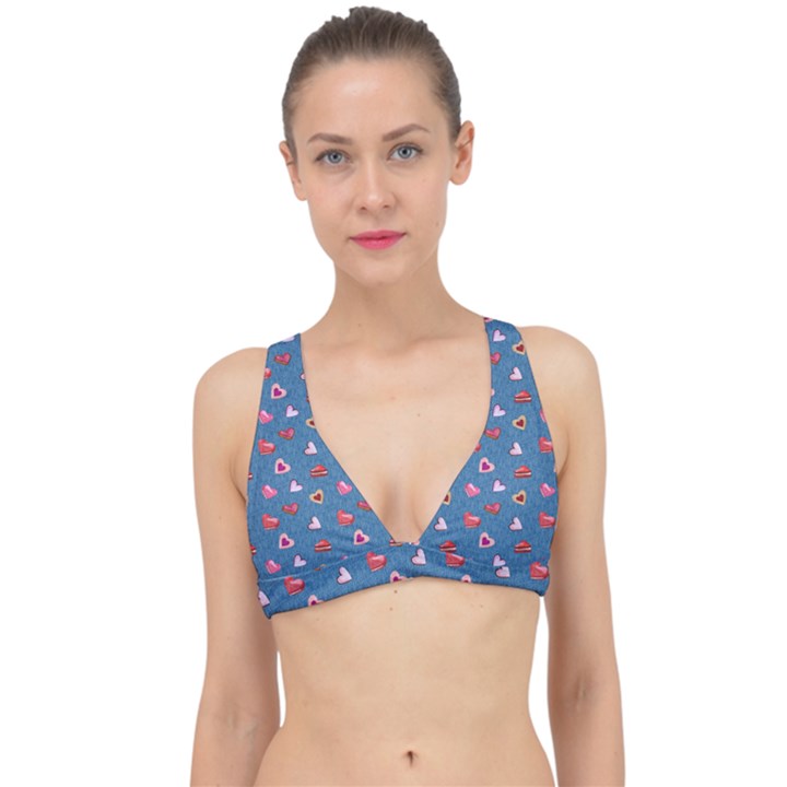 Sweet Hearts Classic Banded Bikini Top