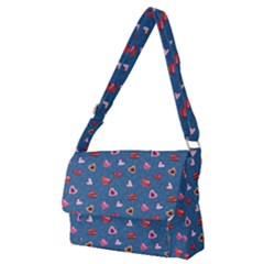 Sweet Hearts Full Print Messenger Bag (m)