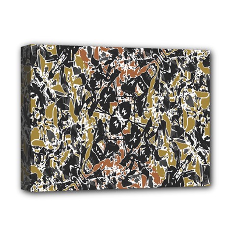 Modern Camo Tropical Print Design Deluxe Canvas 16  X 12  (stretched) 